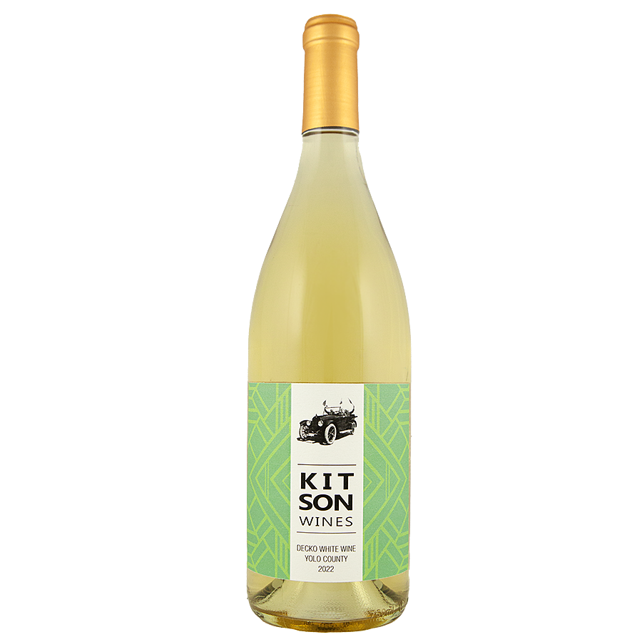 2022 Decko White Wine Bottle Shot